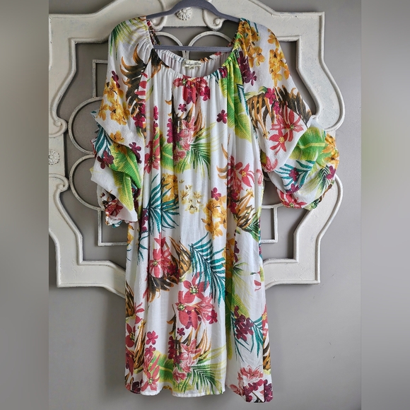 Euc Indigo Rise knee length dress (FF) - Picture 5 of 6